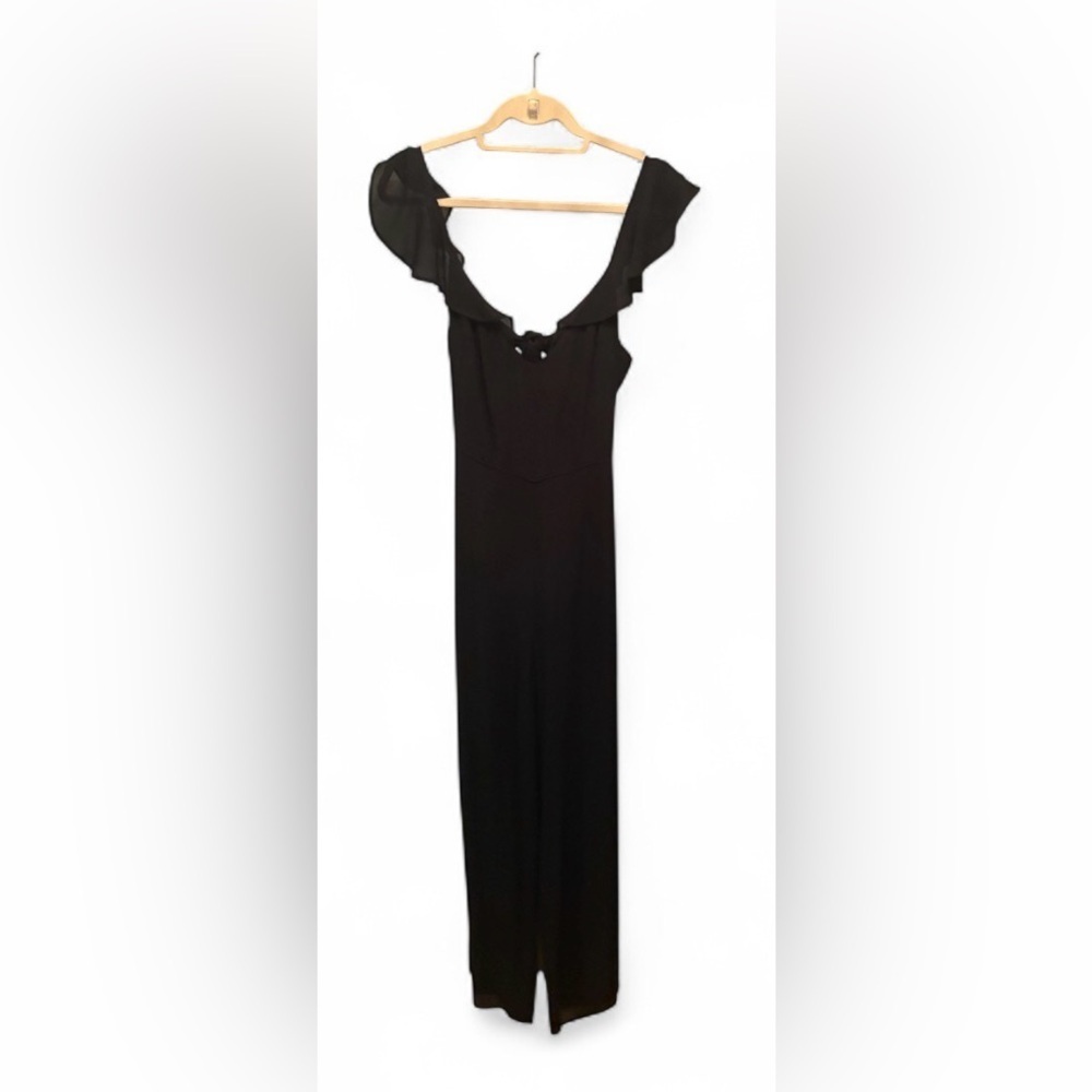 Reformation Black Miri Jumpsuit 6 - $248 - Picture 4 of 7